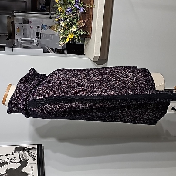 THE LIMETED, cowl neck sweater. Variegated‎ colors. Oversized small. - Picture 6 of 10